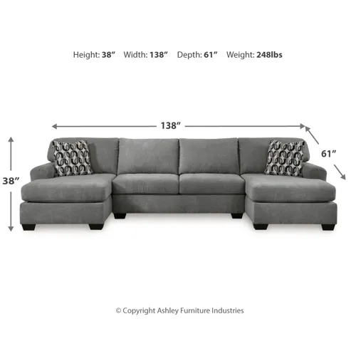 Birkdale Court 3-Piece Sectional