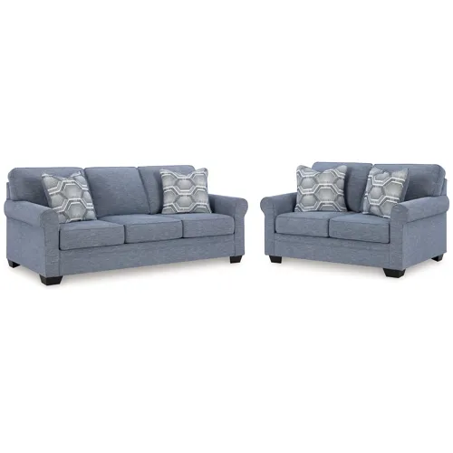 Carissa Manor Sofa and Loveseat