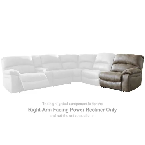 Segburg Right-Arm Facing Power Recliner