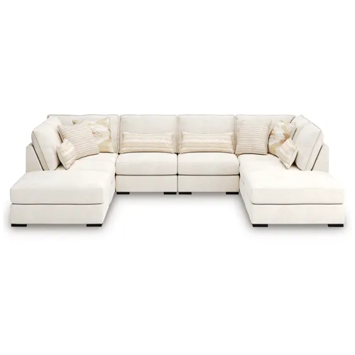 Donelson Creek 6-Piece Sectional and Ottoman