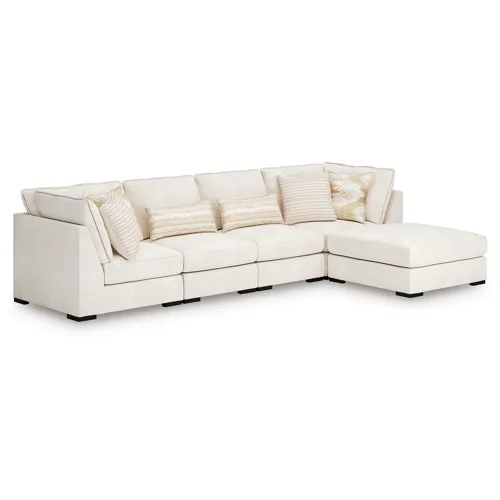 Donelson Creek 4-Piece Sectional and Ottoman