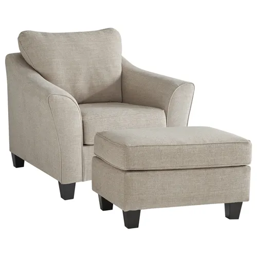 Abney Chair and Ottoman