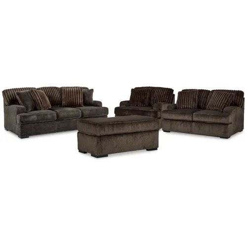 Aylesworth Sofa, Loveseat, Oversized Chair and Ottoman