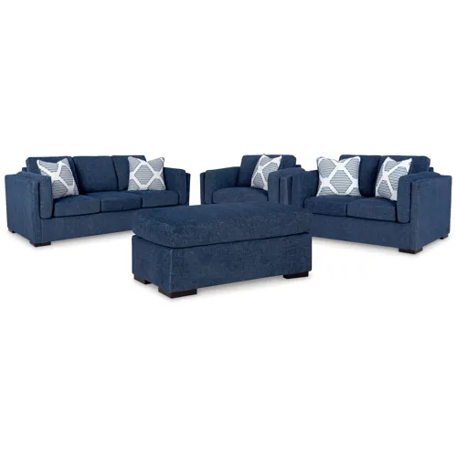 Evansley Sofa, Loveseat, Oversized Chair and Ottoman