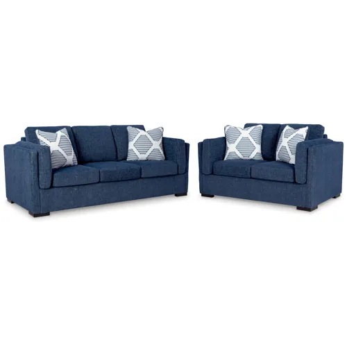 Evansley Sofa and Loveseat
