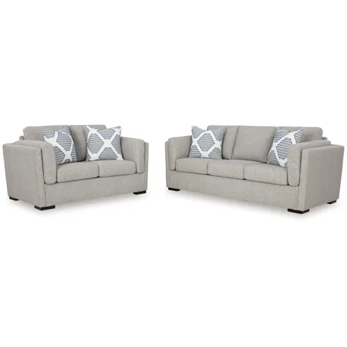 Evansley Sofa and Loveseat
