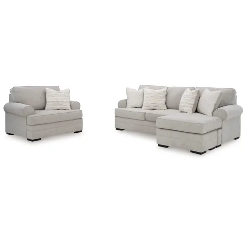 Eastonbridge Sofa Chaise and Oversized Chair