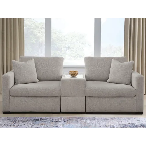 ModMax Luxe 3-Piece Sectional Sofa with Storage Console