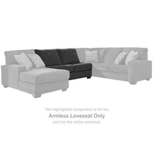 Tracling Armless Loveseat