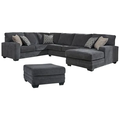 Tracling 3-Piece Sectional with Ottoman