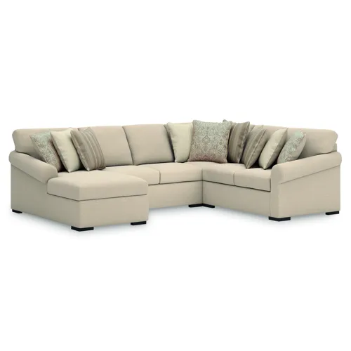 LadyMae 4-Piece Sectional with Chaise