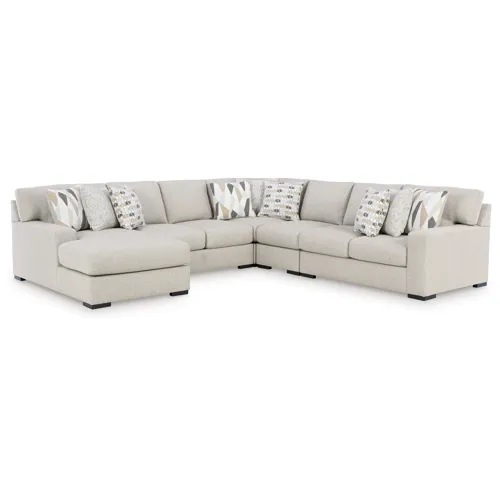 Laurelgrove 5-Piece Sectional with Chaise