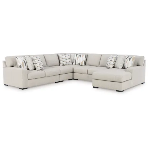 Laurelgrove 5-Piece Sectional with Chaise