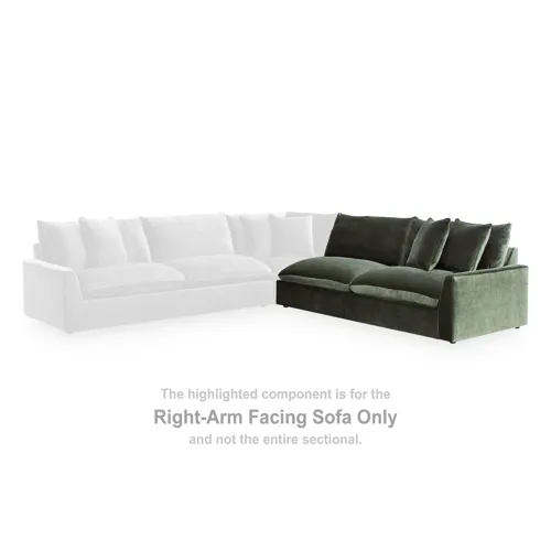 Carriage View Right-Arm Facing Sofa