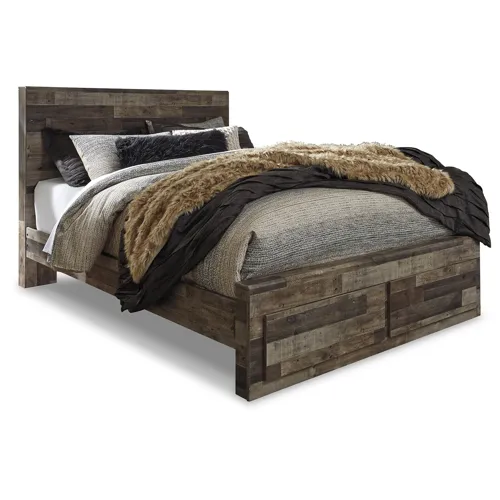 Derekson Panel Bed with 2 Storage Drawers