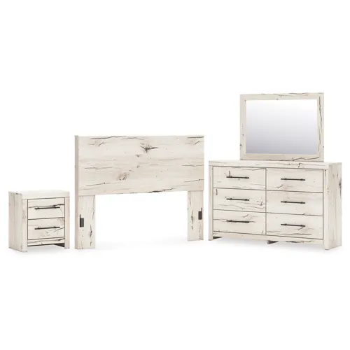 Lawroy Queen Panel Headboard, Dresser and Nightstand