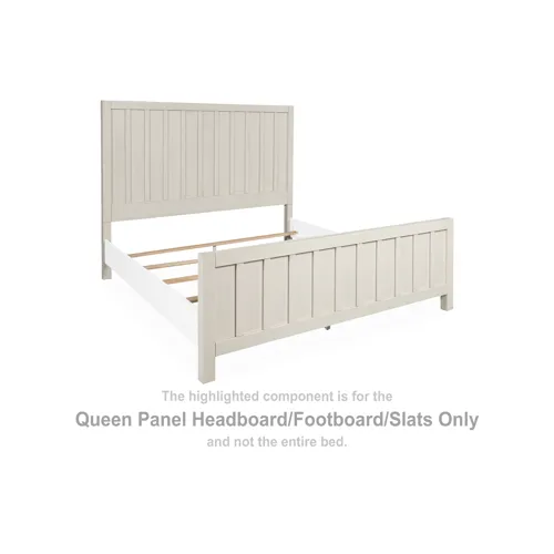 Shaybrock Queen Panel Headboard/Footboard/Slats