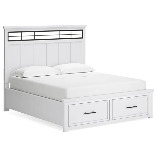 Ashbryn California King Panel Storage Bed