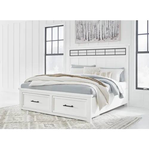 Ashbryn Queen Storage Footboard