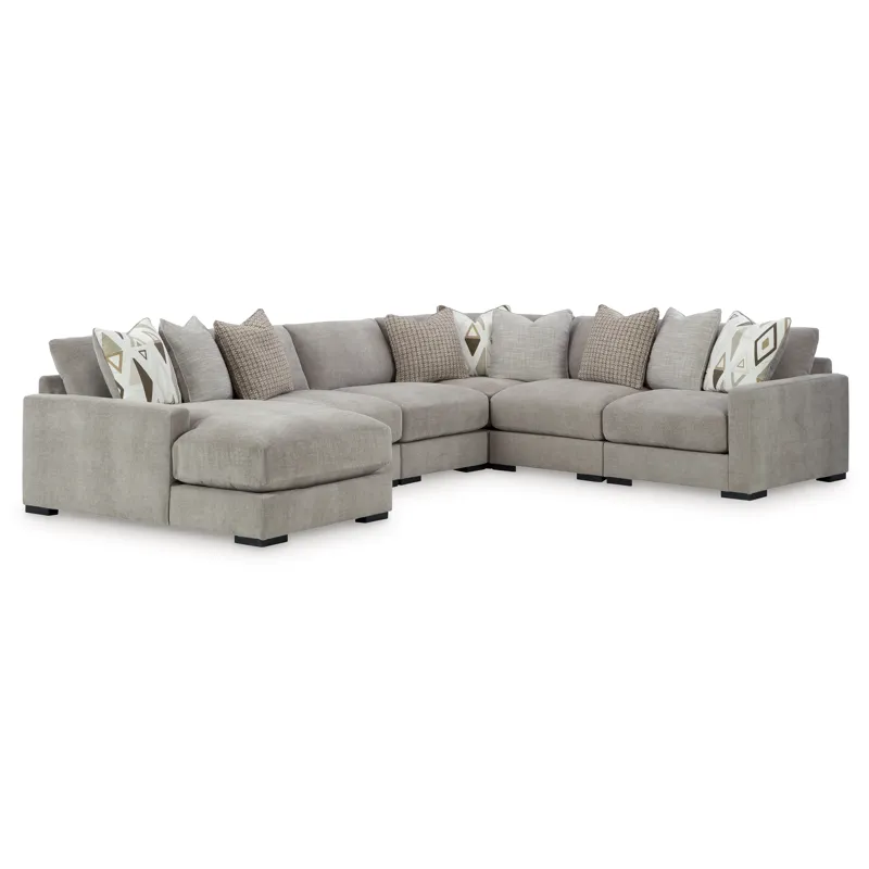 Aslan Court 6-Piece Sectional with Chaise