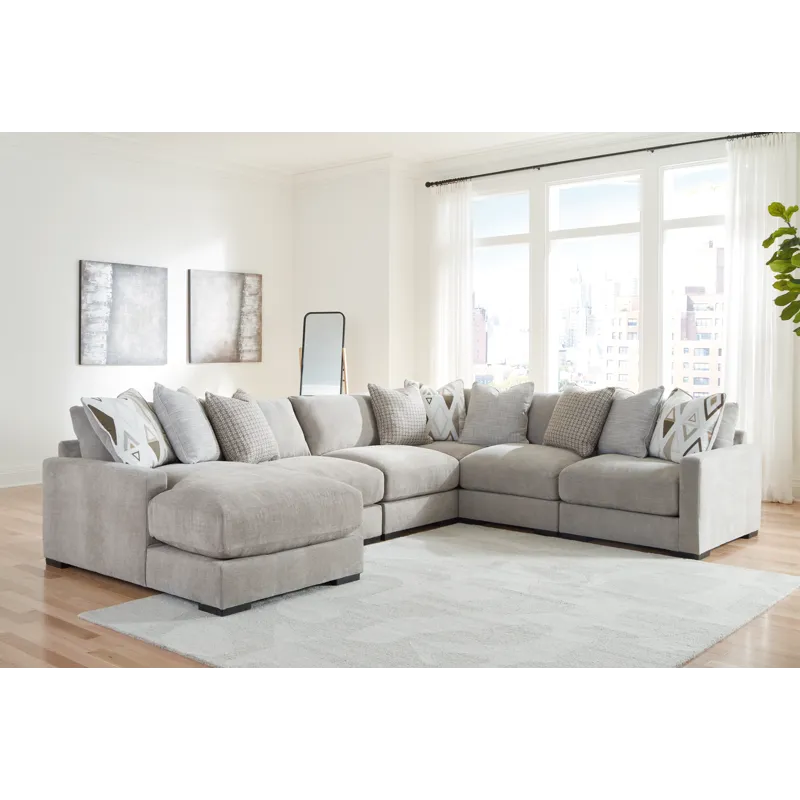Aslan Court 6-Piece Sectional with Chaise
