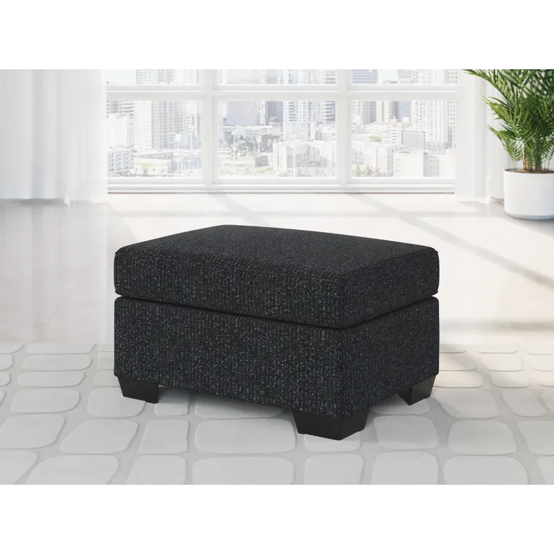 Jasmine Peaks Ottoman