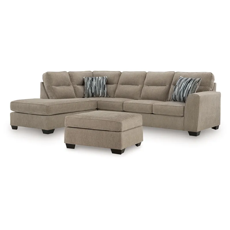 Olten 2-Piece Sectional with Chaise and Ottoman