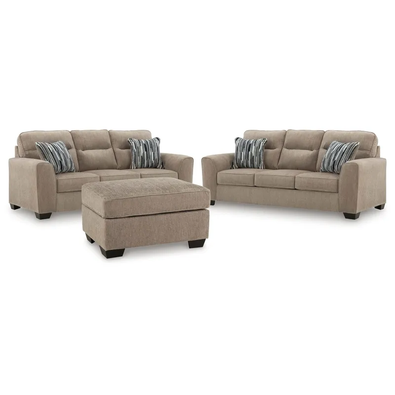 Olten 2 Sofas and Ottoman