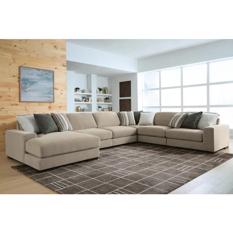 Linenhause 6-Piece Sectional with Chaise