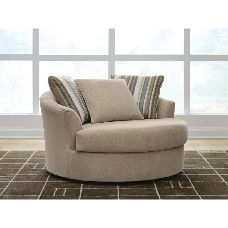 Linenhause Oversized Swivel Accent Chair