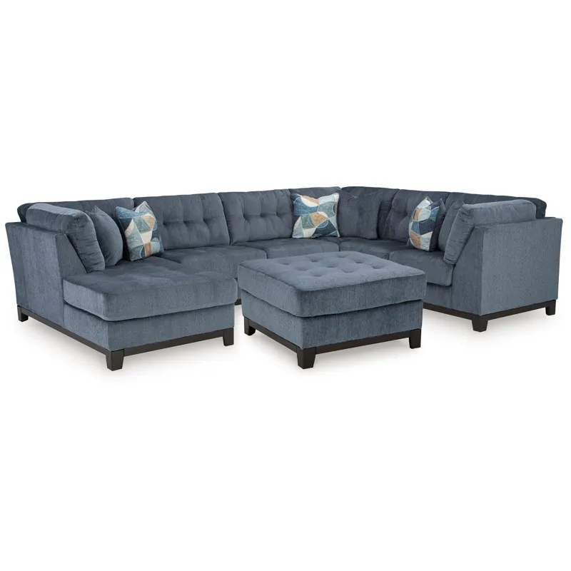 Maxon Place 3-Piece Sectional and Ottoman