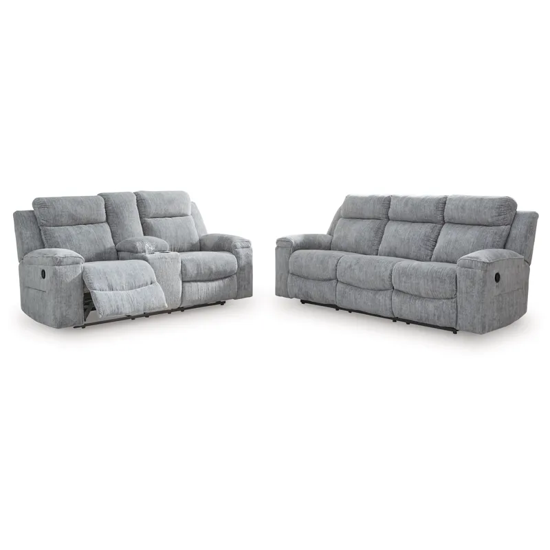 Buntington Reclining Sofa and Loveseat