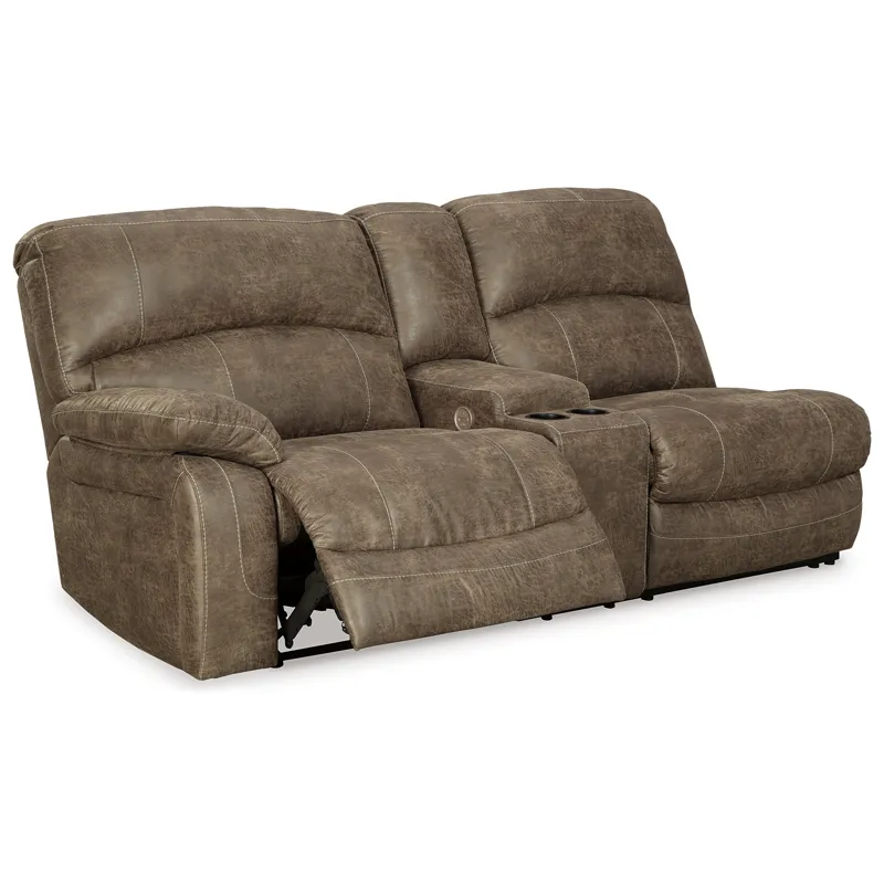 Segburg Left-Arm Facing Power Reclining Sofa with Console
