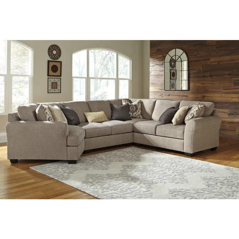 Pantomine 4-Piece Sectional with Cuddler