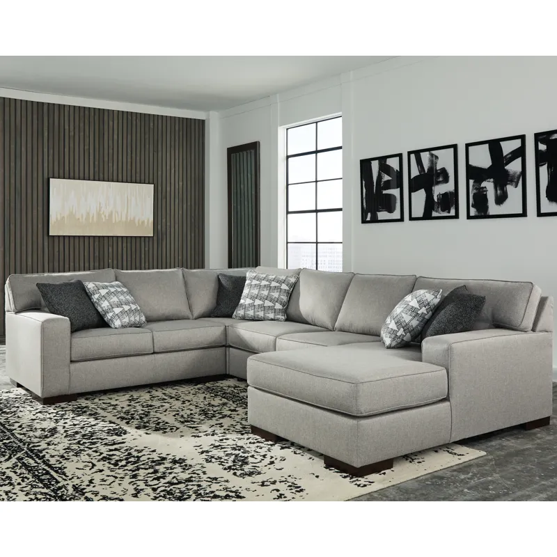 Marsing Nuvella 4-Piece Sleeper Sectional with Chaise