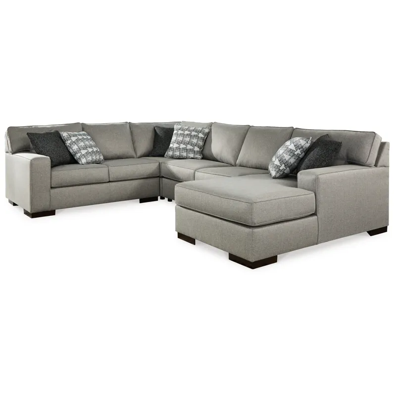 Marsing Nuvella 4-Piece Sleeper Sectional with Chaise