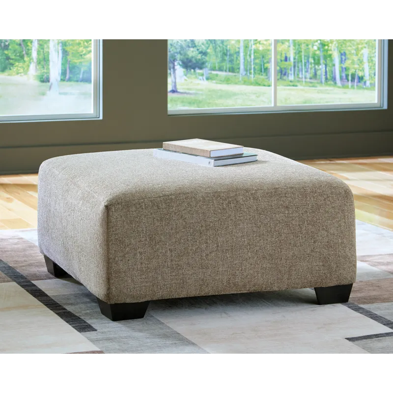 Newellen 3-Piece Sectional and Oversized Ottoman