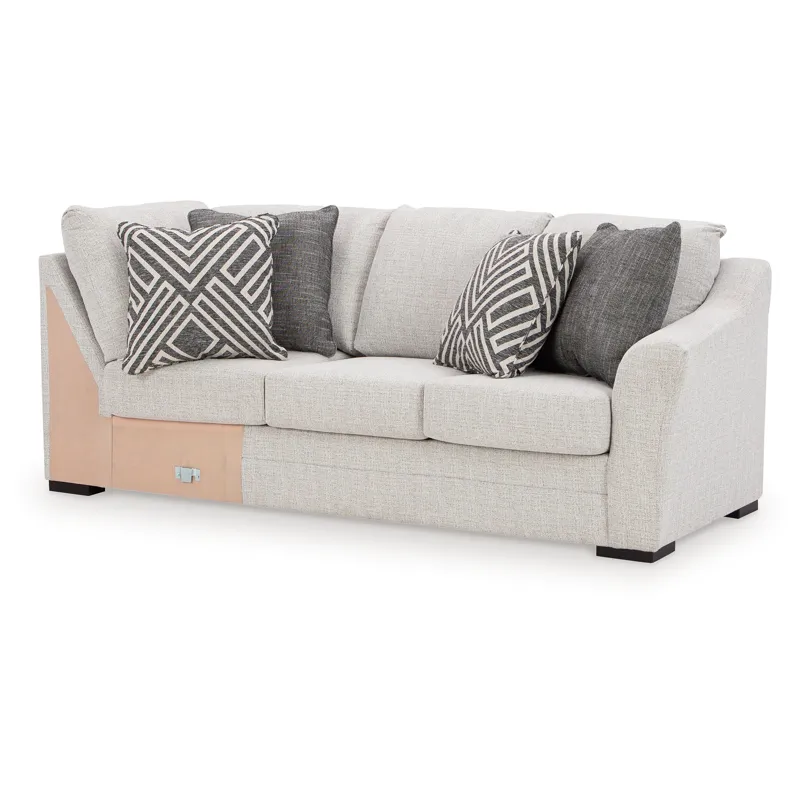 Koralynn 3-Piece Sectional and Oversized Accent Ottoman