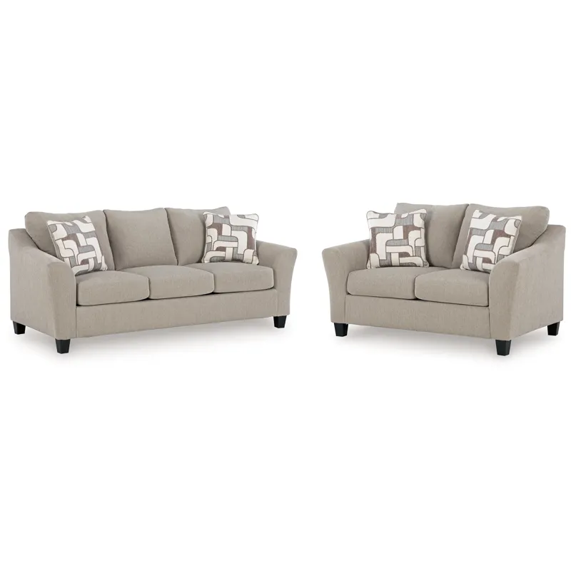 Willarae Queen Sofa Sleeper and Loveseat