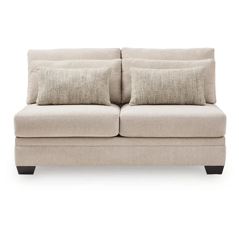 Mandi Point Armless Loveseat