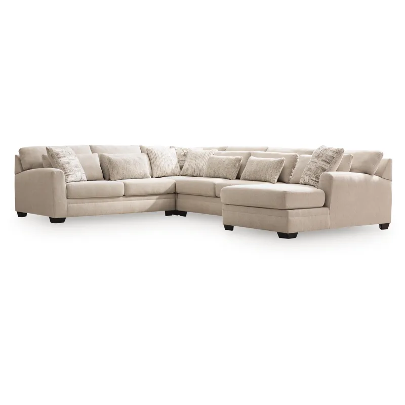 Mandi Point 4-Piece Sectional with Chaise