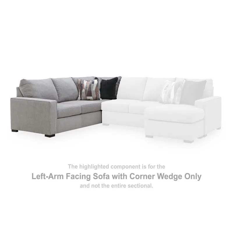 Lakepoint Left-Arm Facing Sofa with Corner Wedge