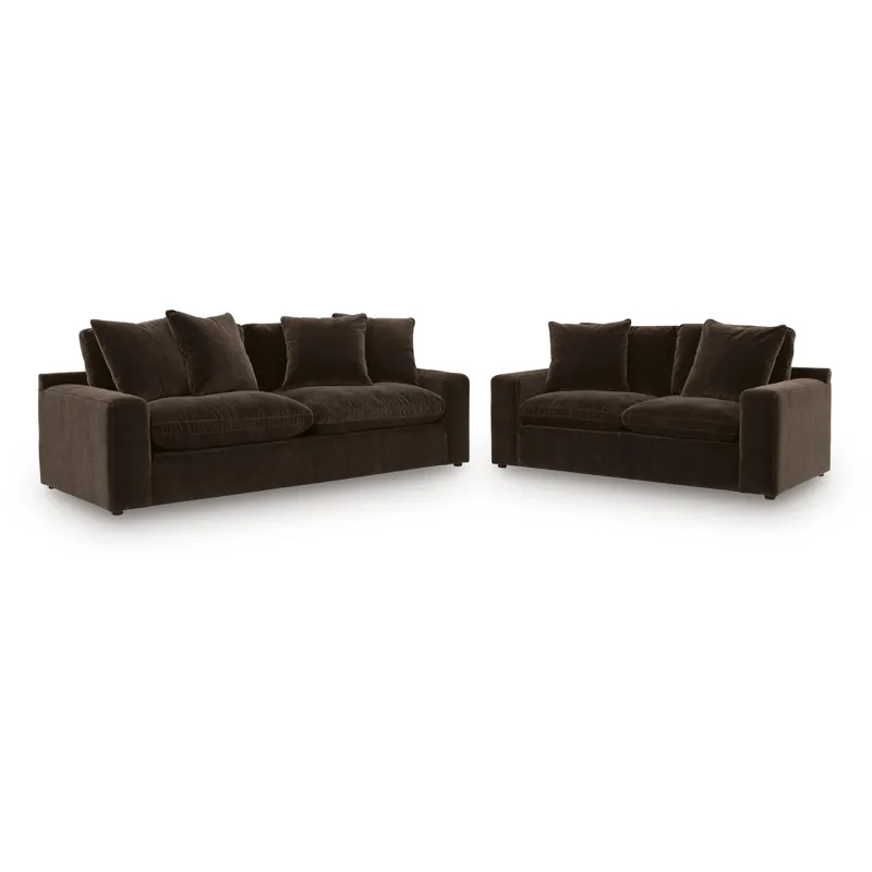 Maxton Heights Sofa and Loveseat