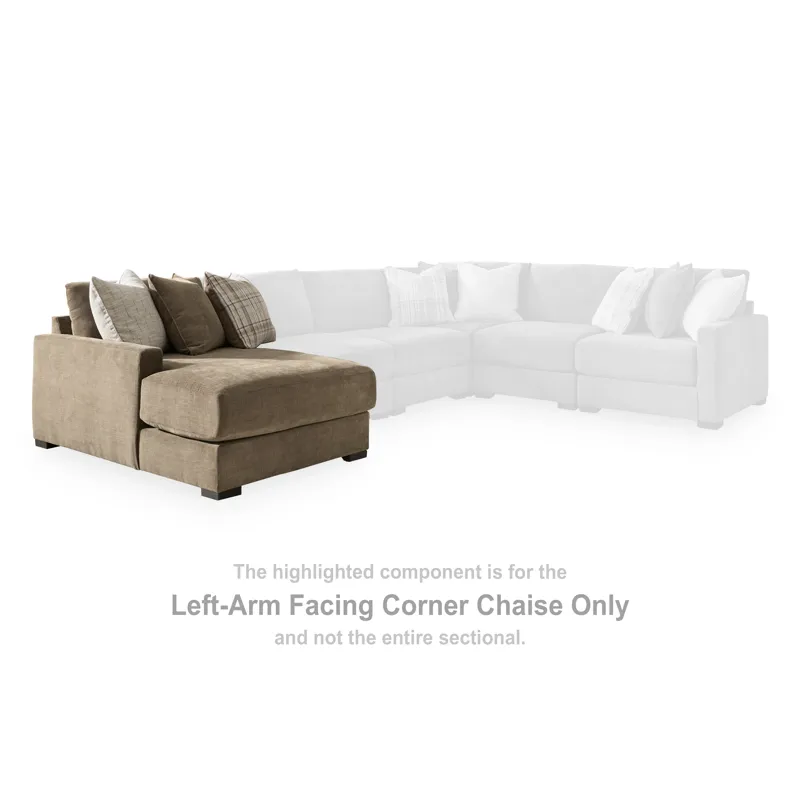 Camellia-Court Left-Arm Facing Corner Chaise