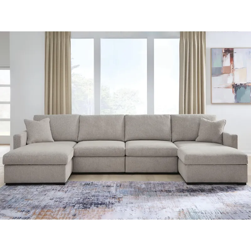ModMax Luxe 4-Piece Double Chaise Sectional