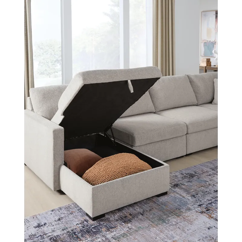 ModMax Luxe 4-Piece Double Storage Chaise Sectional