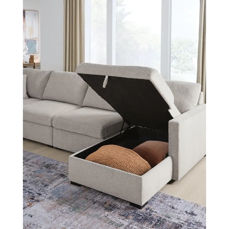 ModMax Luxe 4-Piece Double Storage Chaise Sectional