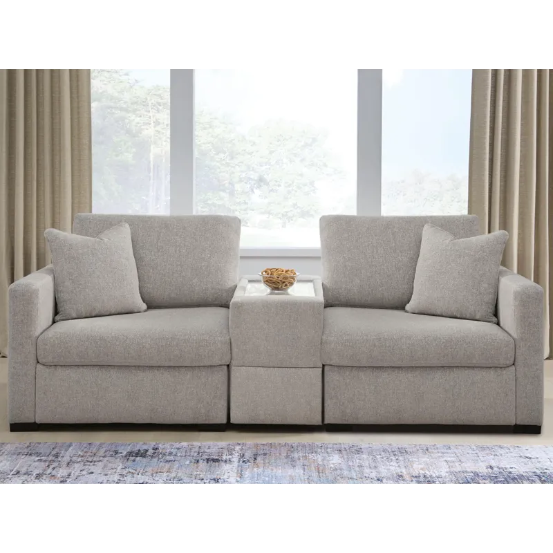 ModMax Luxe 3-Piece Sectional Sofa with Storage Console