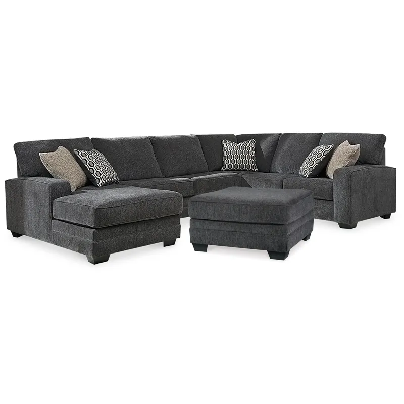 Tracling 3-Piece Sectional and Ottoman