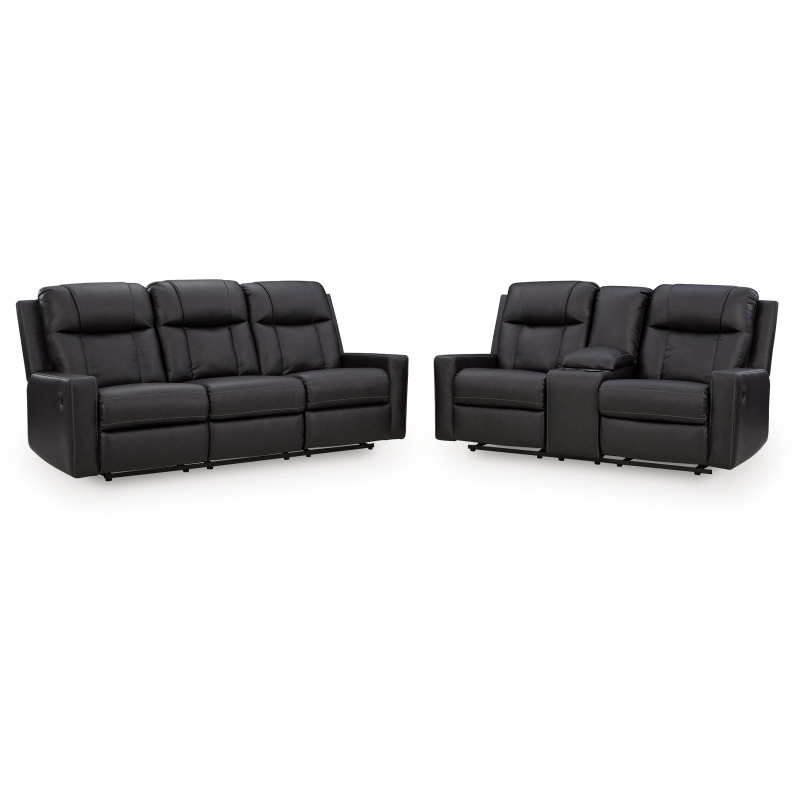 Mackmenville Reclining Sofa and Loveseat 74713U1 by Benchcraft at